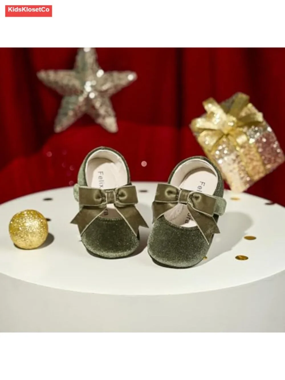 Soft Sole Baby Shoes Infant Girls Ballet Flats Mocc Rubber Sole Walking Crib